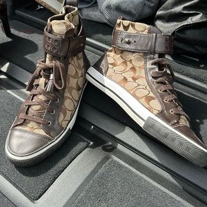 Coach high top sneakers